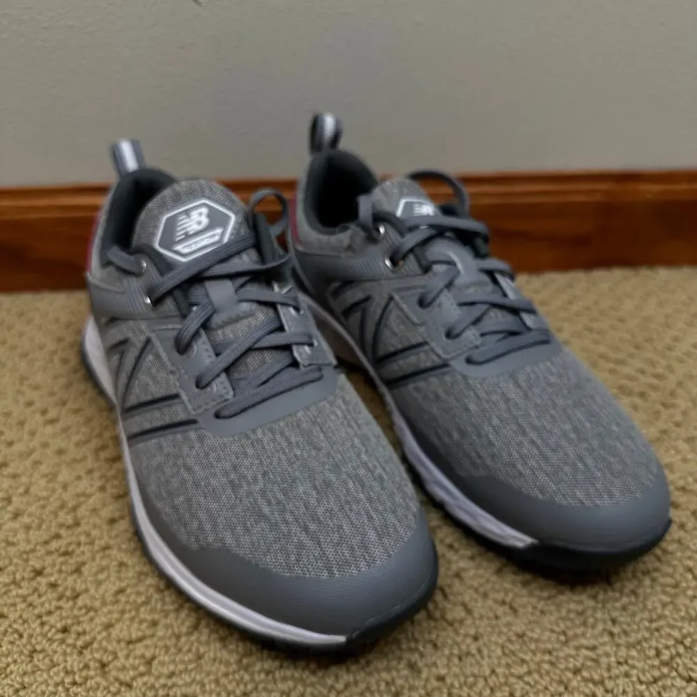 NEW New Balance Men's Fresh Foam Contend Golf Shoes Grey/Charcoal 8 Wide
